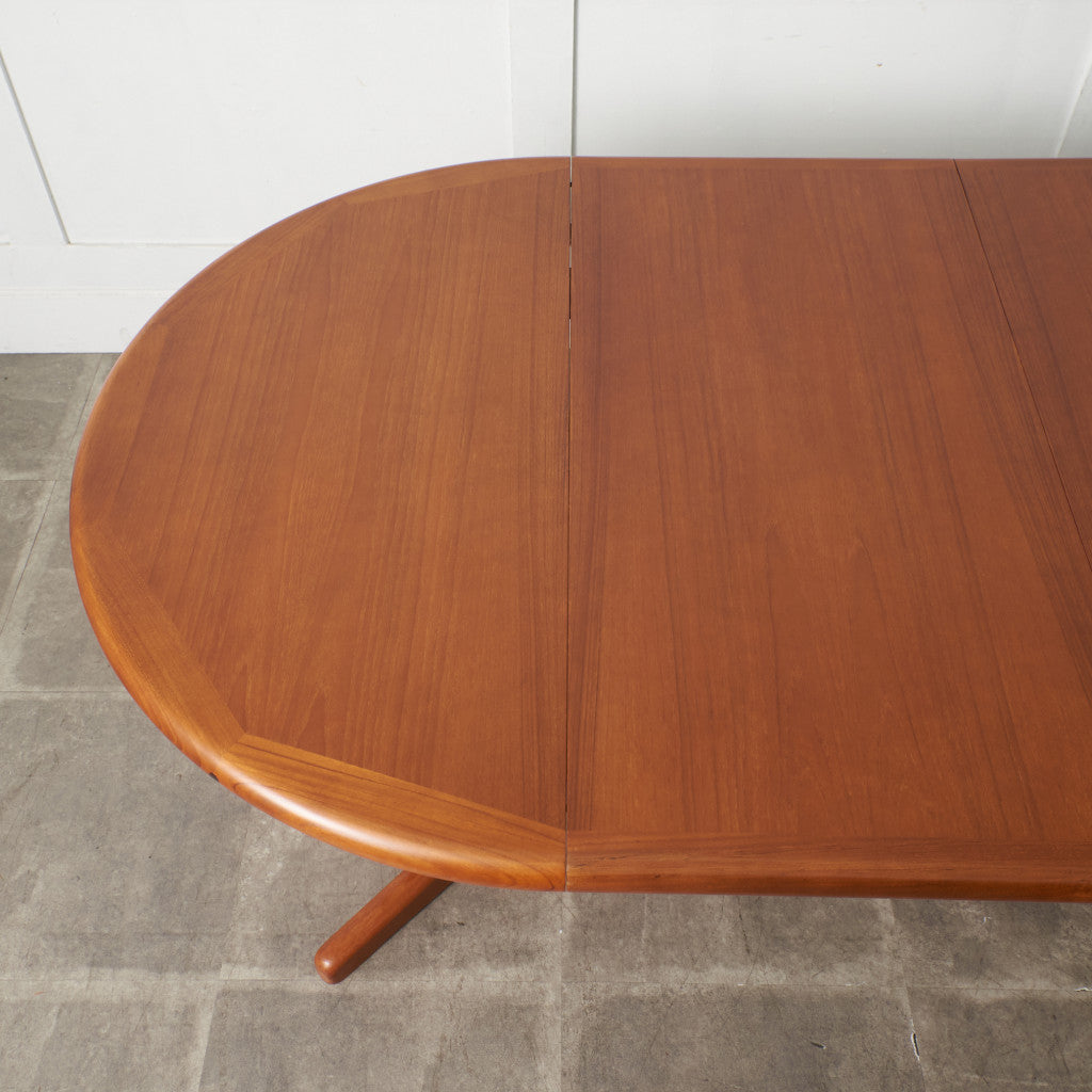 北欧 デンマーク ヴィンテージ チーク エクステンション ラウンド テーブル 北欧ヴィンテージ エクステンションラウンドテーブル チーク材