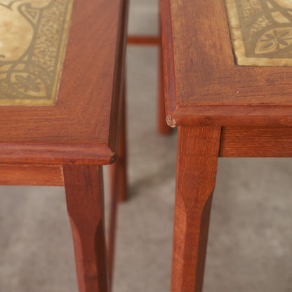 デンマーク TOFTEN タイルトップ ネストテーブル