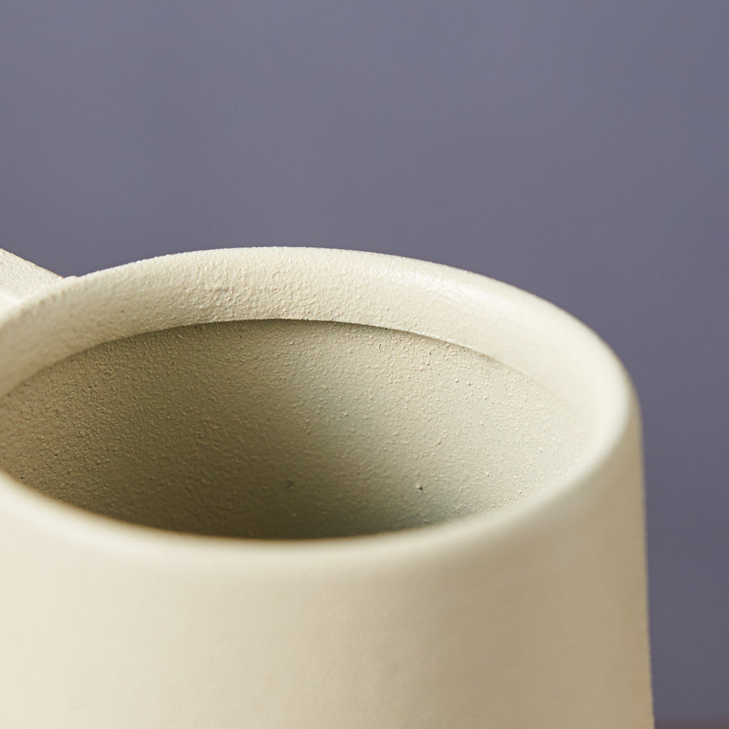 アイアンフラワーベース サンドベージュ