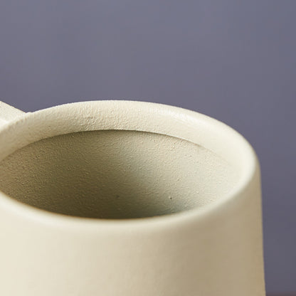 アイアンフラワーベース サンドベージュ