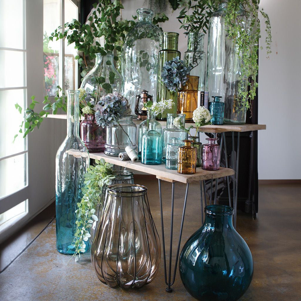 リサイクルガラス フラワーベース CUATRO クリア