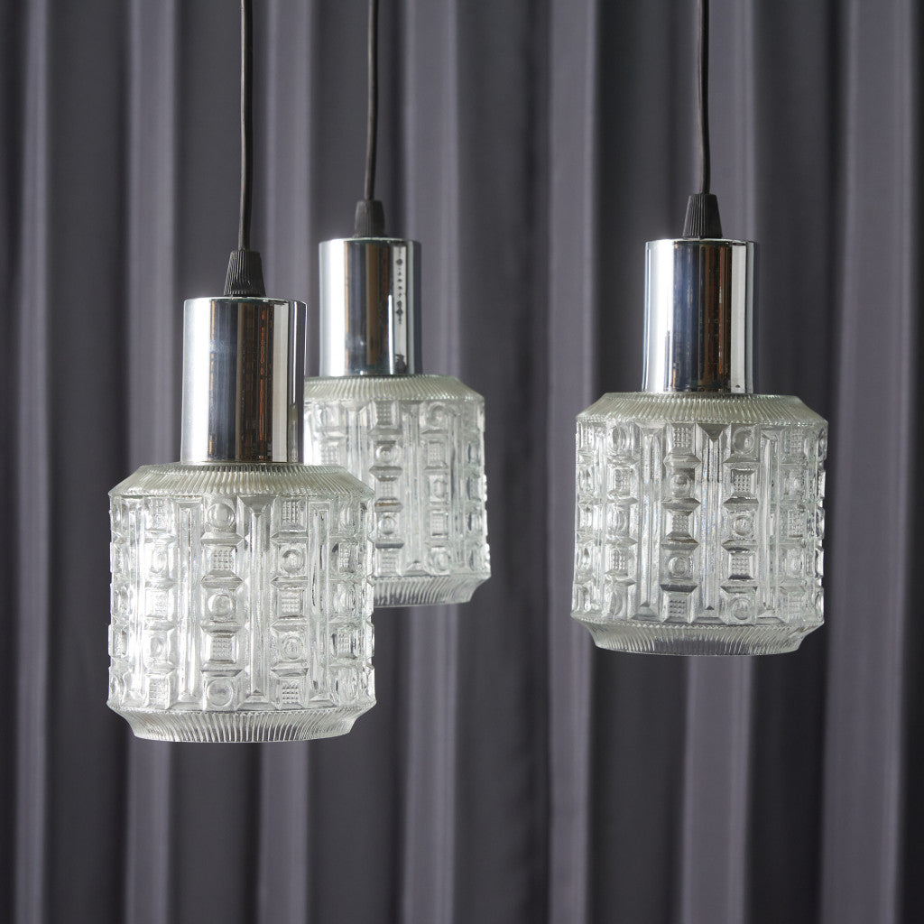 英国ヴィンテージ ガラスシェード ペンダントライト