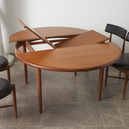 エクステンション ラウンドダイニングテーブル