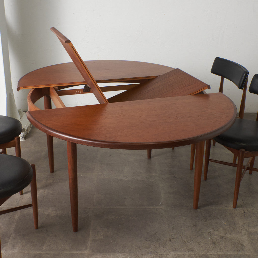 エクステンション ラウンドダイニングテーブル