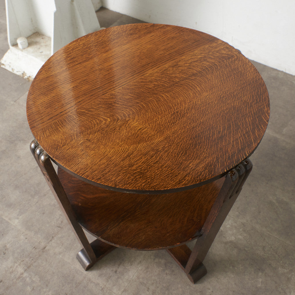 英国クラシック アールデコ様式 サイドテーブル