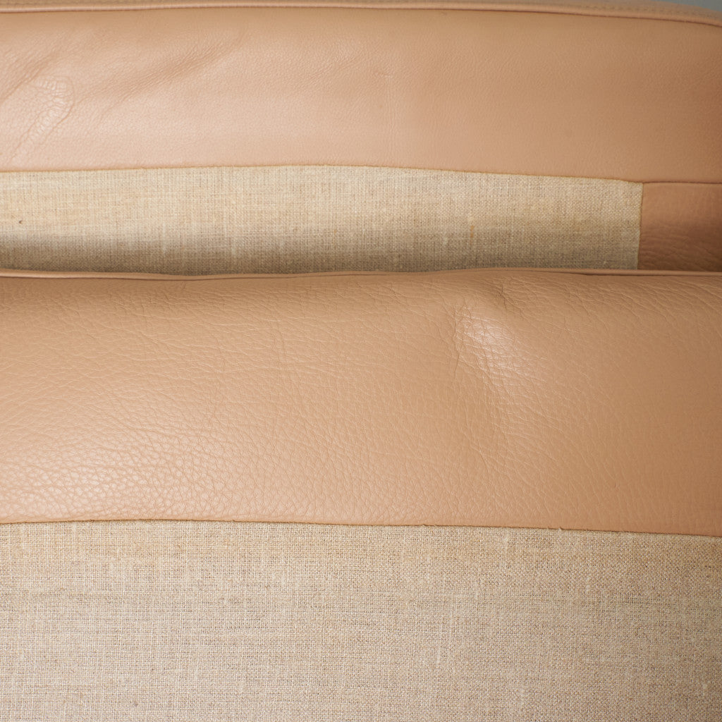 ETON 本革張り 2人掛けソファ