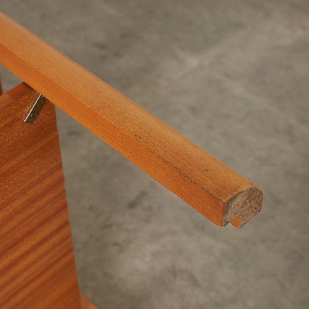 ヴィンテージ スモークガラストップ コーヒーテーブル