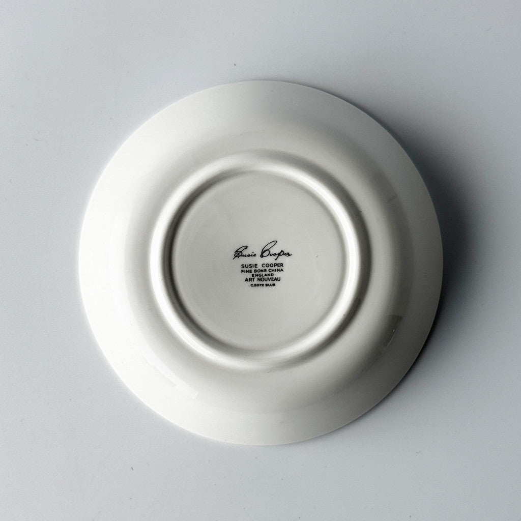 ART NOUVEAU アールヌーボー ブルー カップ＆ソーサー