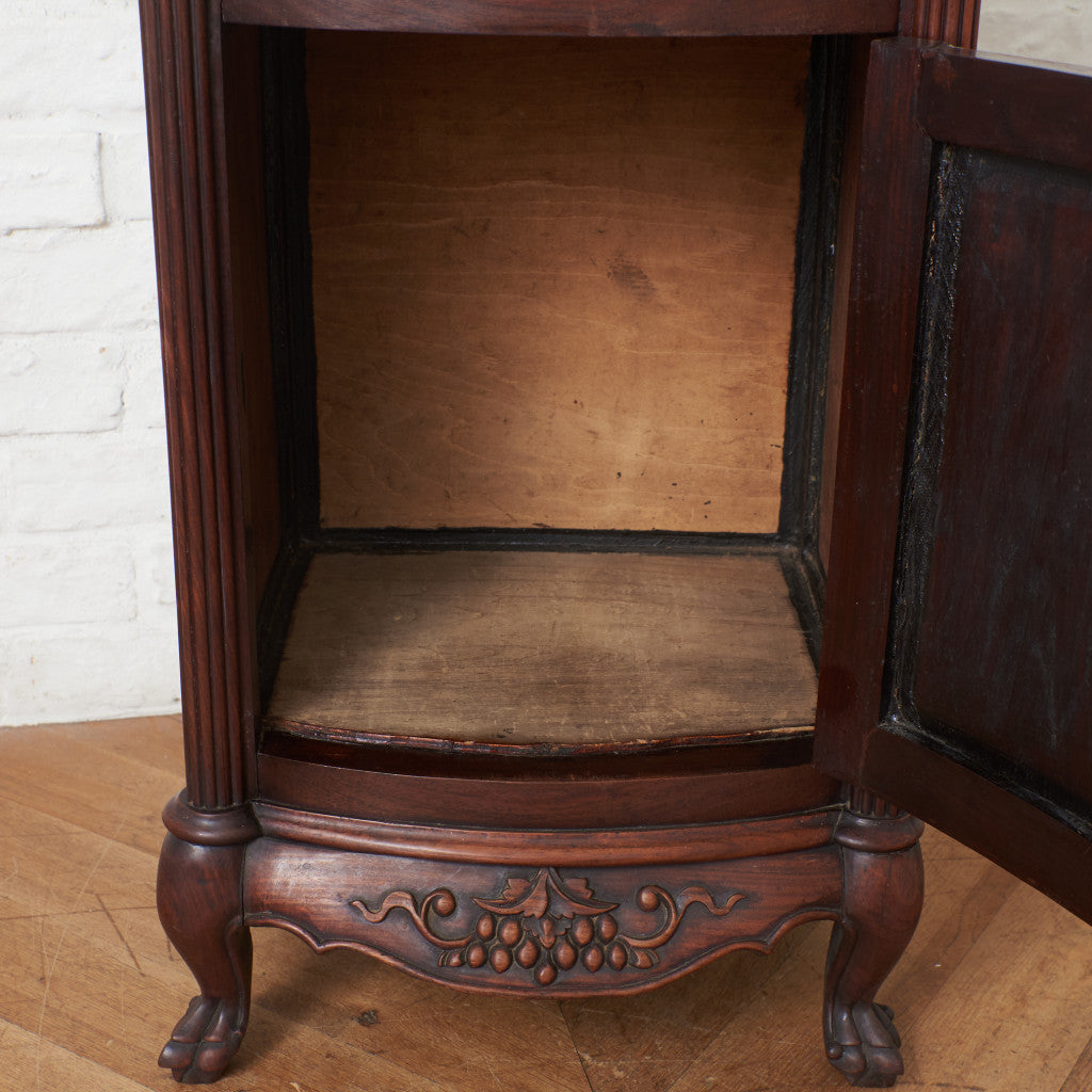 西洋クラシック ウォールナット材キャビネット