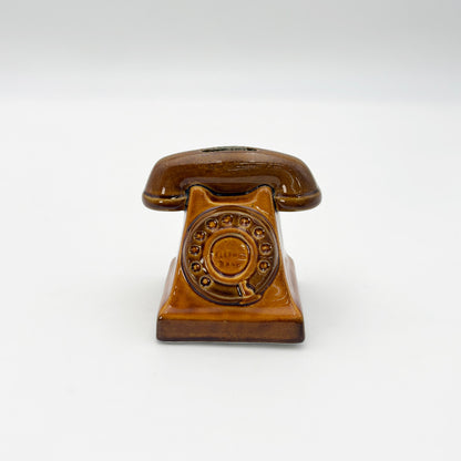 英国ヴィンテージ 電話型 ピギーバンク 貯金箱