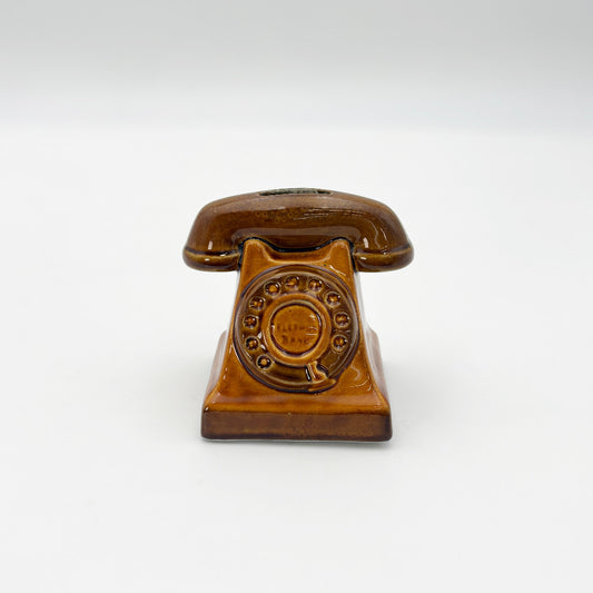 英国ヴィンテージ 電話型 ピギーバンク 貯金箱