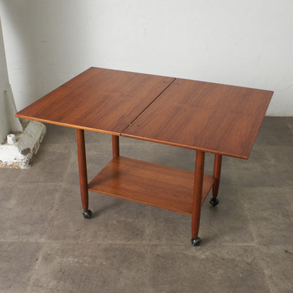 英国ヴィンテージ ターンリーフ ティートロリー