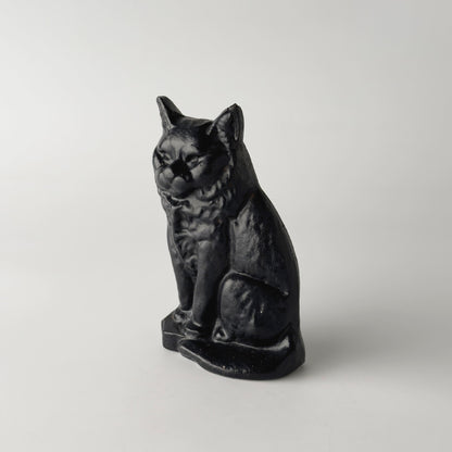 ヴィンテージ 鉄製 猫のフィギュリン