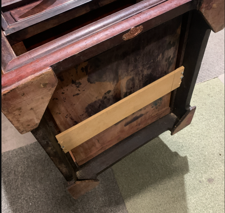 唐木 蛇腹扉 花梨材チェスト