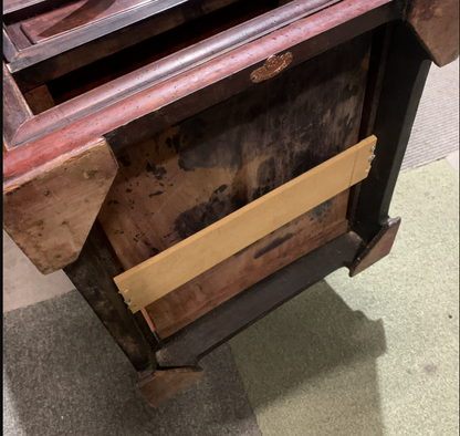 唐木 蛇腹扉 花梨材チェスト