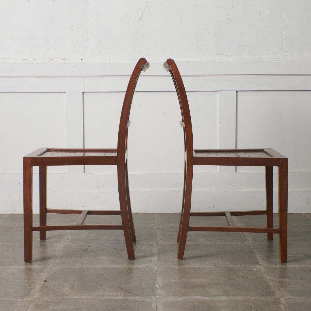 アジアンコロニアル チーク無垢材 ダイニングチェア 2脚セット – rocca