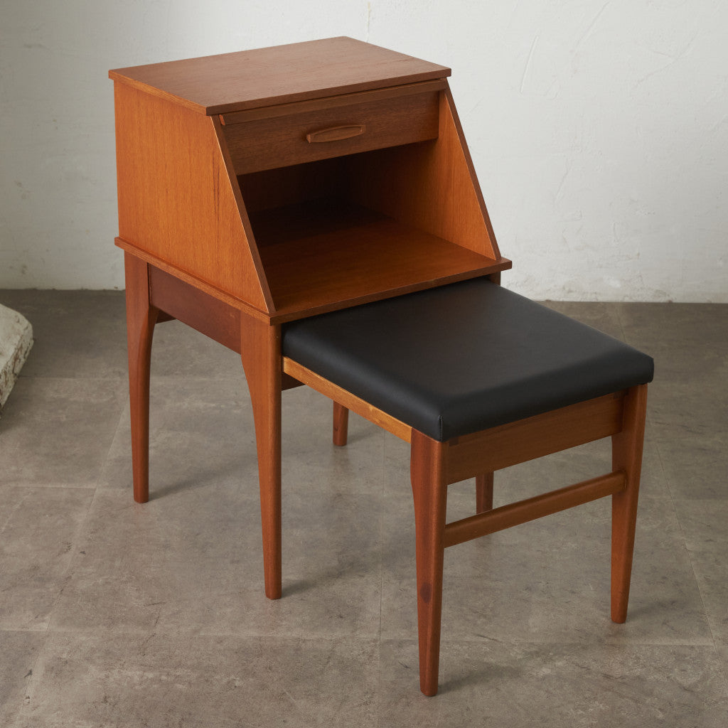 ヴィンテージ テレフォンベンチ / 張替済