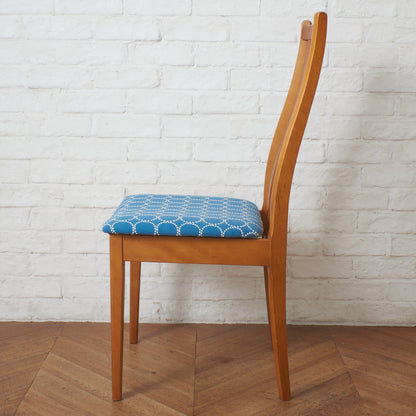 英国ヴィンテージ ダイニングチェア / 張替済