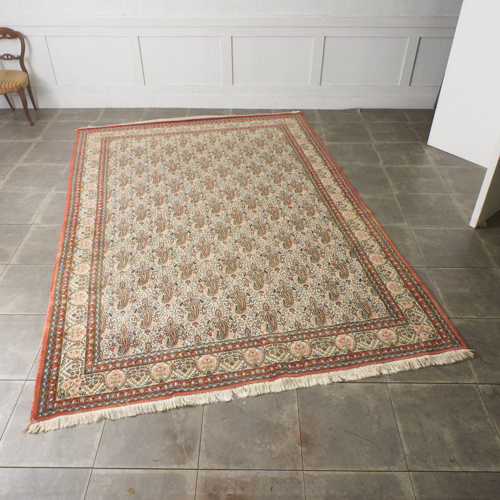 ウール製 手織り 絨毯