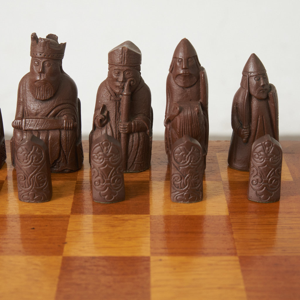 英国ヴィンテージ チェス駒付き チェスサイドテーブル