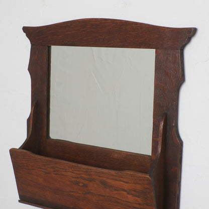 英国アンティーク アーツアンドクラフツ様式 ウォールミラー