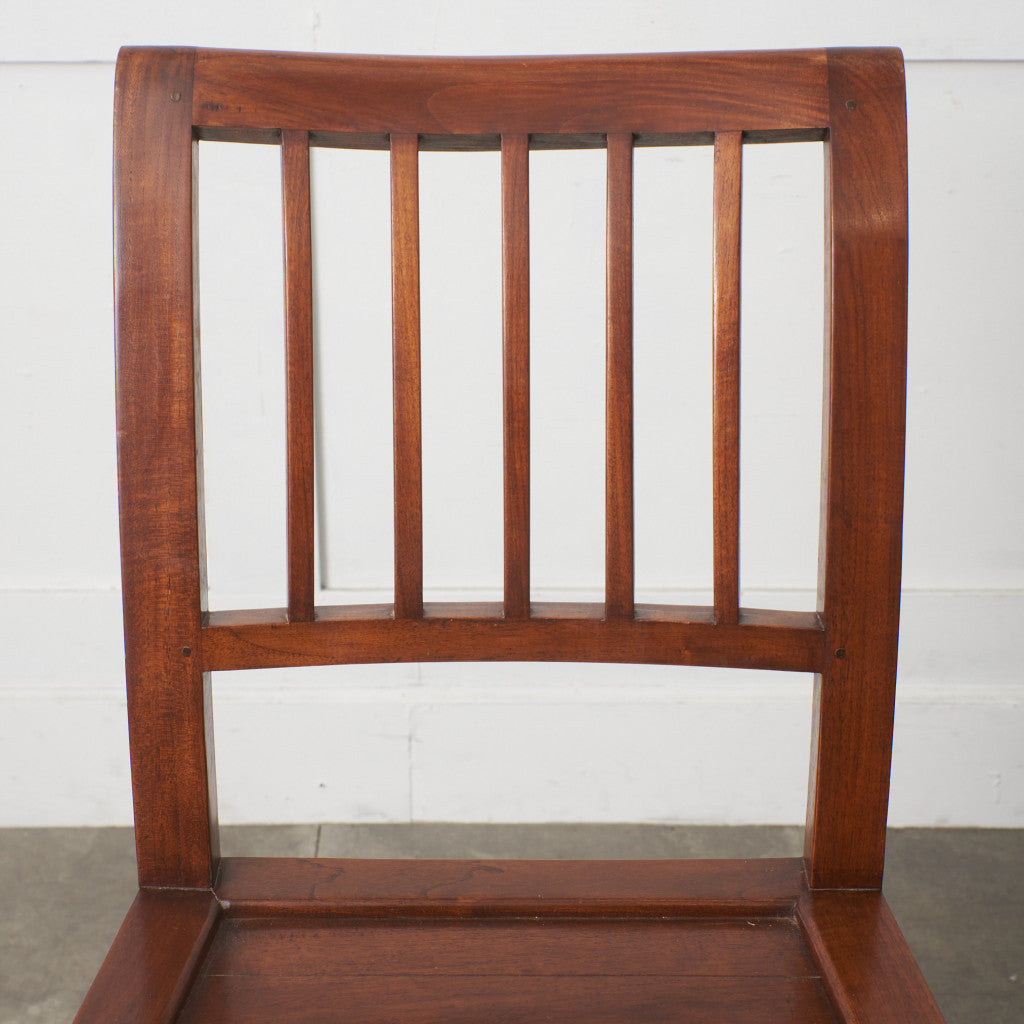 アジアンコロニアル チーク無垢材 ダイニングチェア 2脚セット