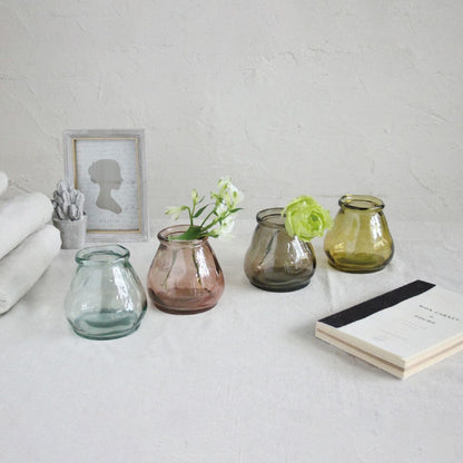 リサイクルガラス フラワーベース CERO パープル