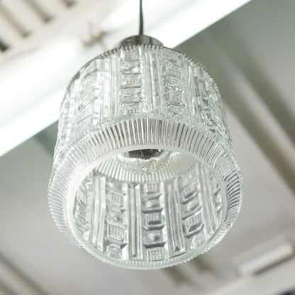 英国ヴィンテージ ガラスシェード ペンダントライト