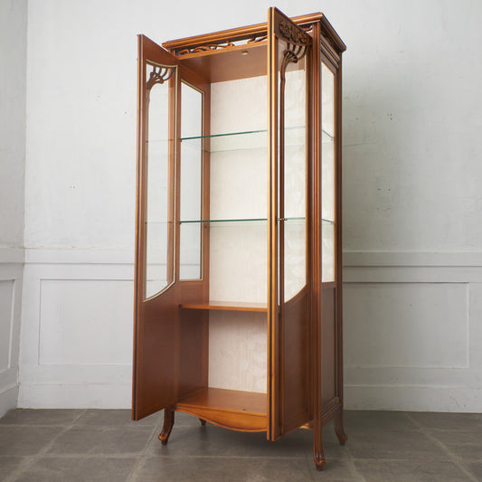 アールヌーヴォー様式 ディスプレイキャビネット