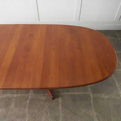 デンマーク エクステンション オーバルダイニングテーブル