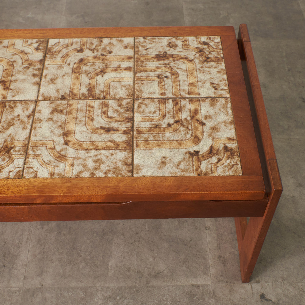 デンマークヴィンテージ タイルトップ コーヒーテーブル