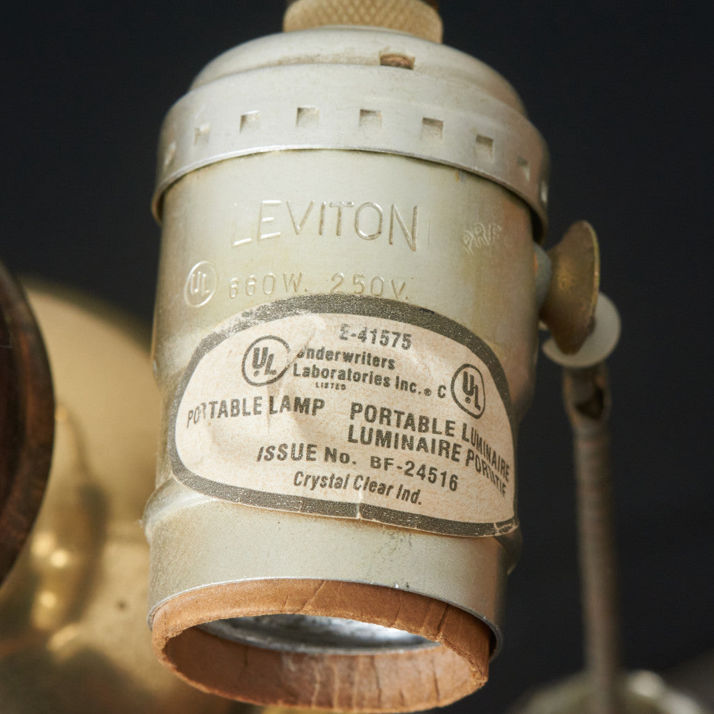 ハンガリー製 クリスタルガラス テーブルランプ