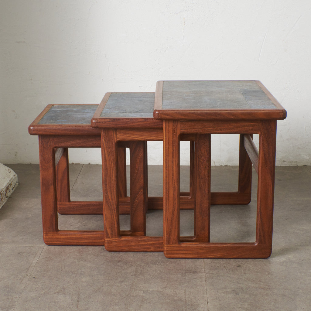 ヴィンテージ タイルトップ ネストテーブル – rocca rocca