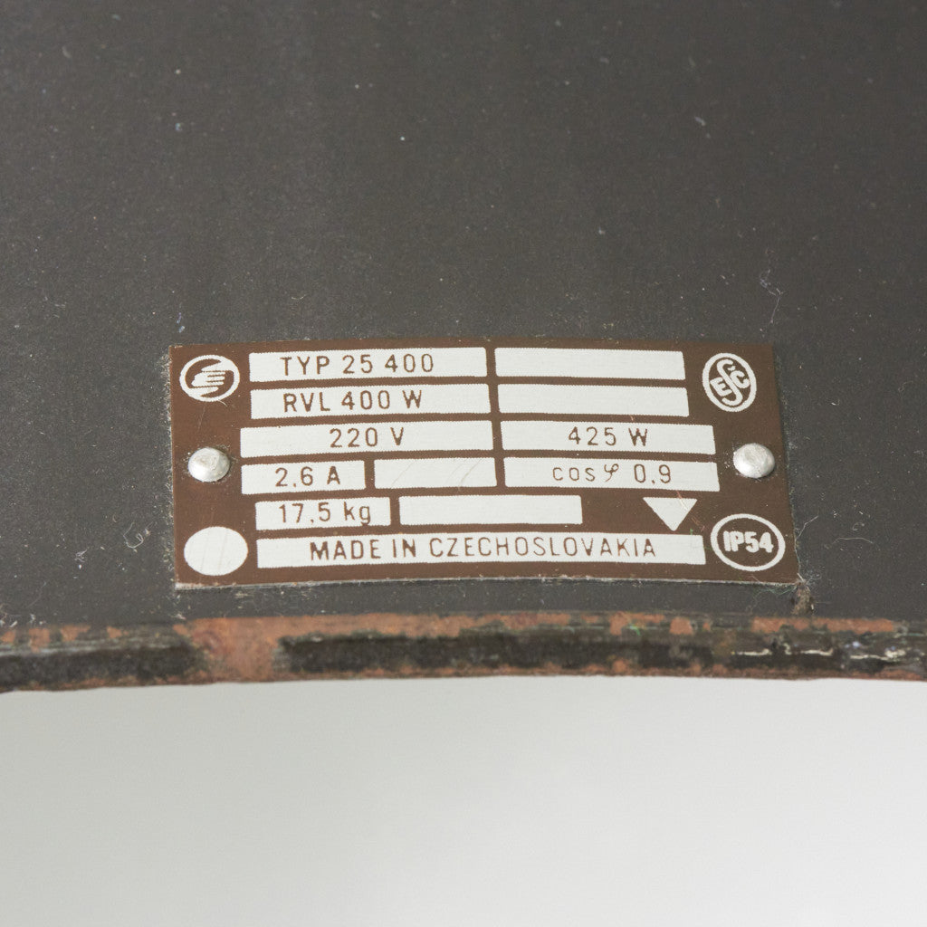 チェコスロバキア製 インダストリアル ペンダントライト