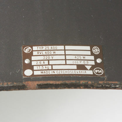 チェコスロバキア製 インダストリアル ペンダントライト