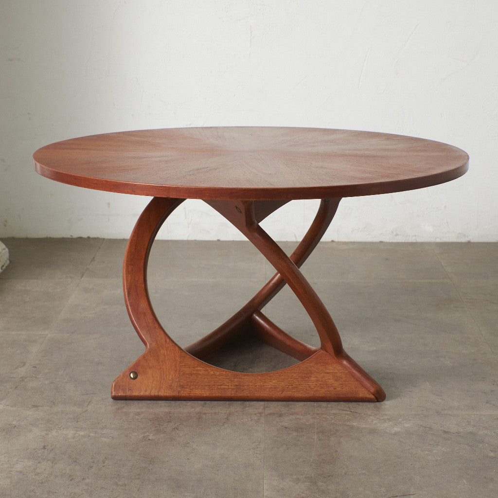 デンマーク製 ラウンドコーヒーテーブル