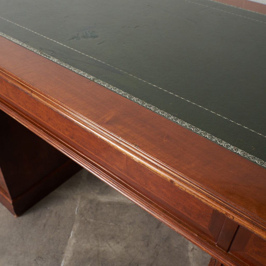 スペイン製 クラシック 両袖デスク