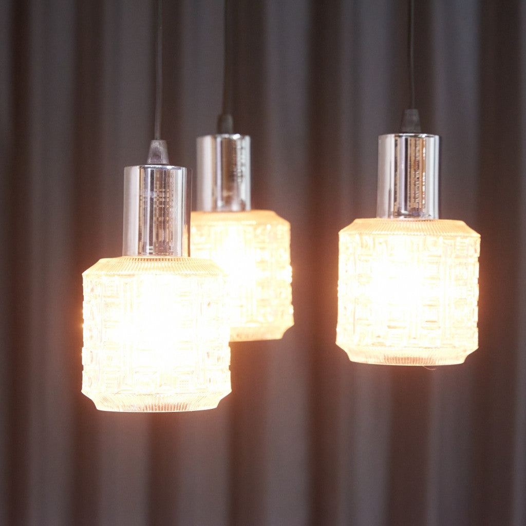 英国ヴィンテージ ガラスシェード ペンダントライト