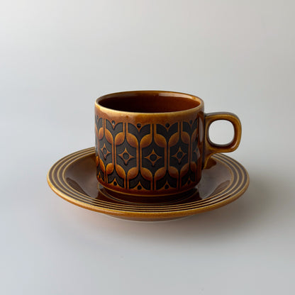HEIRLOOM エアルーム カップ&ソーサー Autumn brown