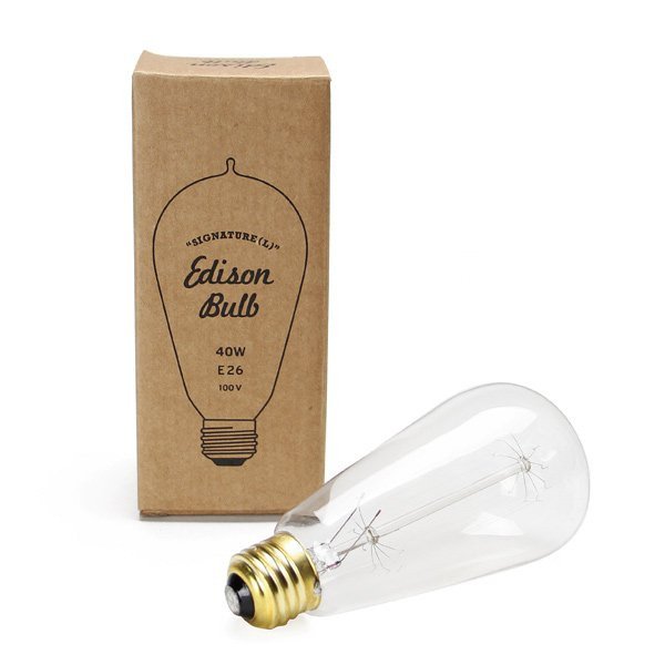 Edison Bulb “Signature” L 40W E26