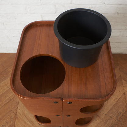 ヴィンテージ プライウッド キャスターワゴン