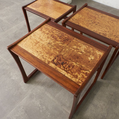 cork ヴィンテージ ネストテーブル (3577D)