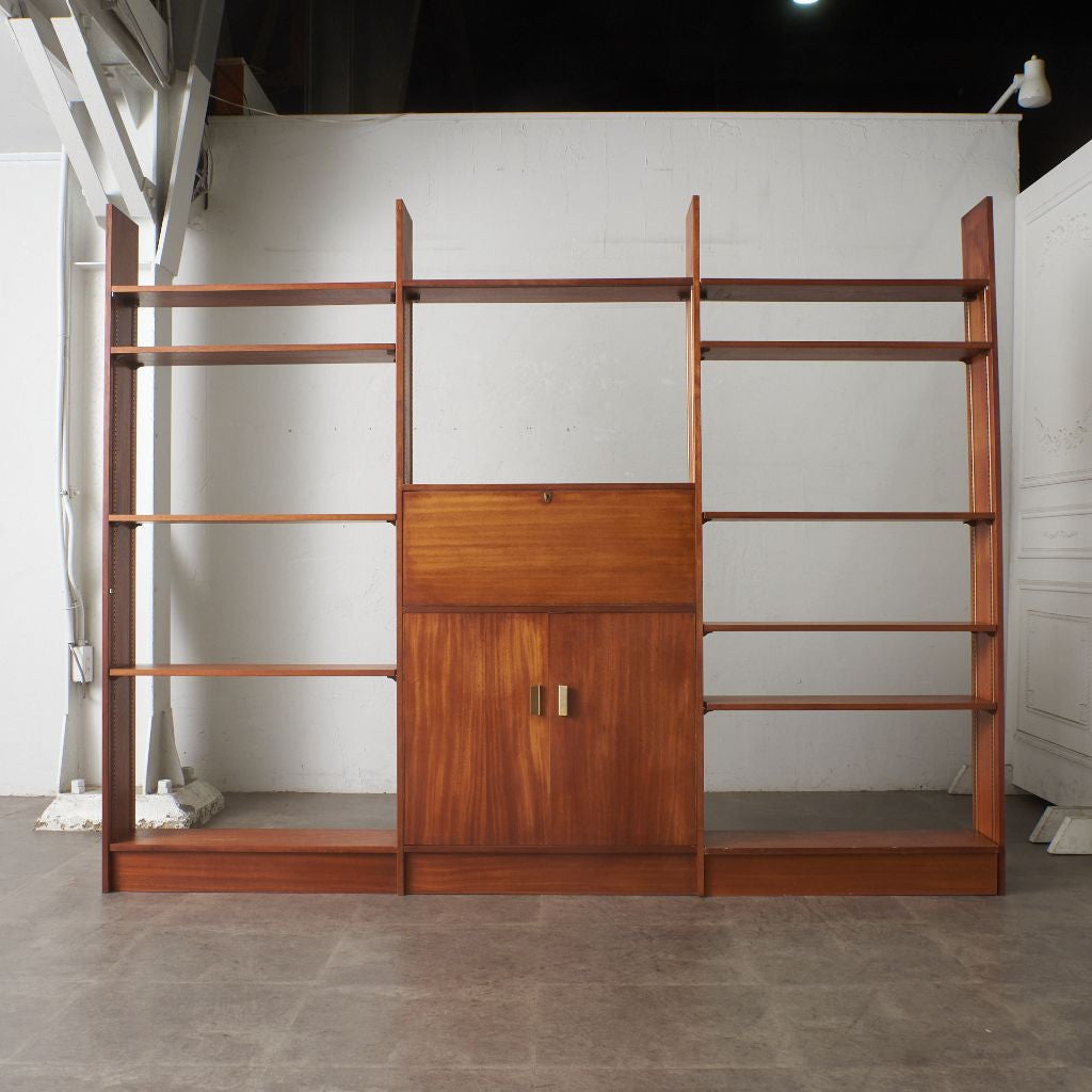 英国ヴィンテージ ウォールユニットシェルフ