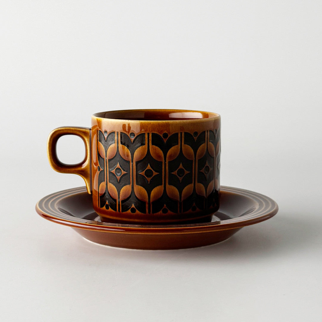HEIRLOOM エアルーム カップ&ソーサー Autumn brown