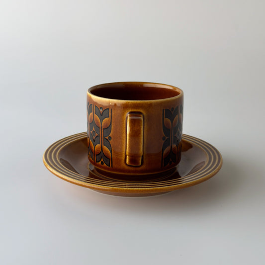 HEIRLOOM エアルーム カップ&ソーサー Autumn brown