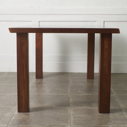 ウォールナット無垢材 ブックマッチ天板 ダイニングテーブル