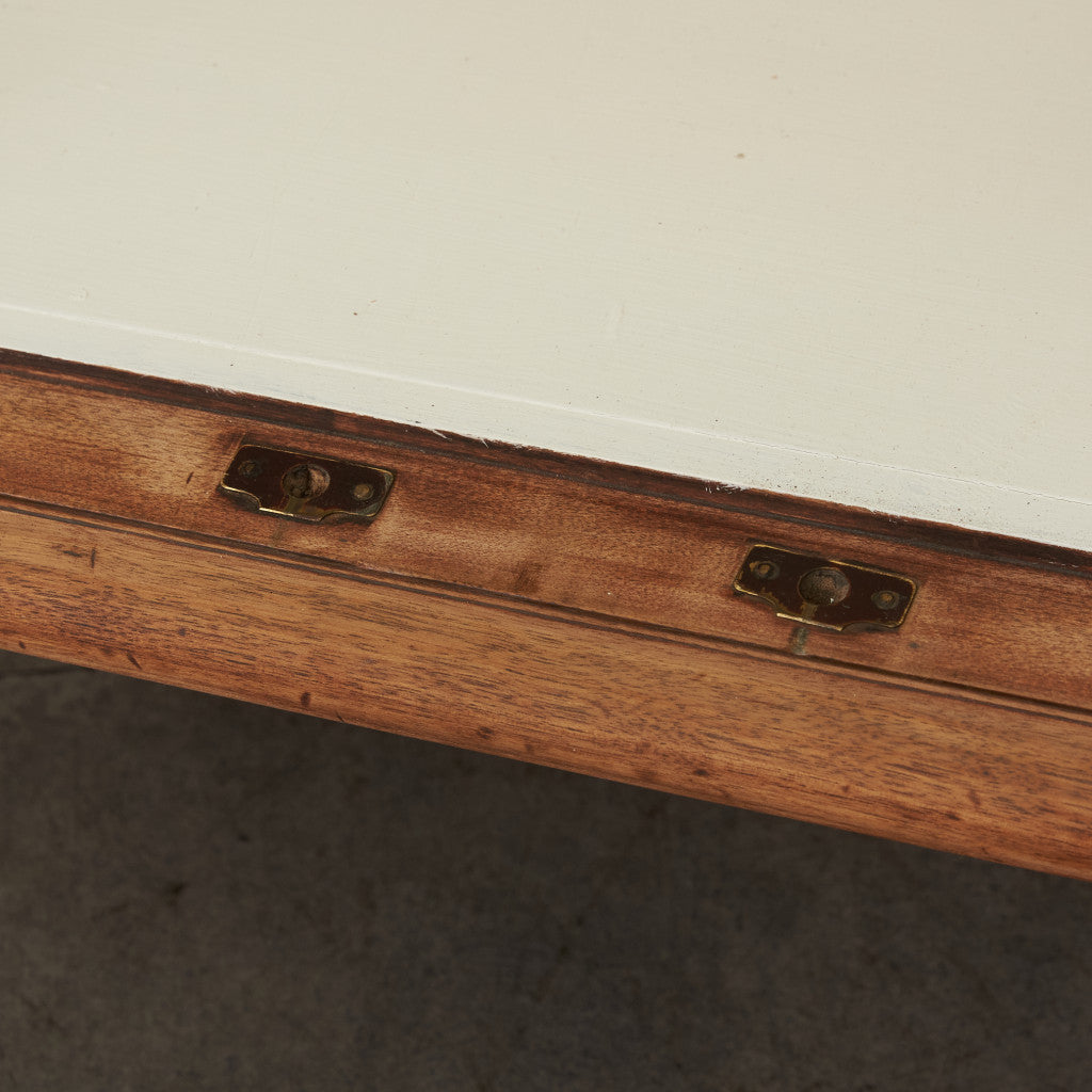 アンティーク ストリップド加工 ガラスキャビネット