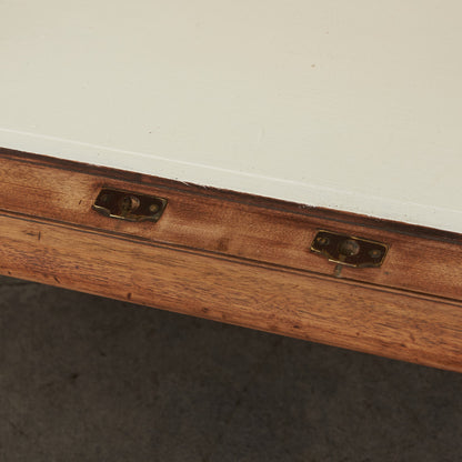 アンティーク ストリップド加工 ガラスキャビネット