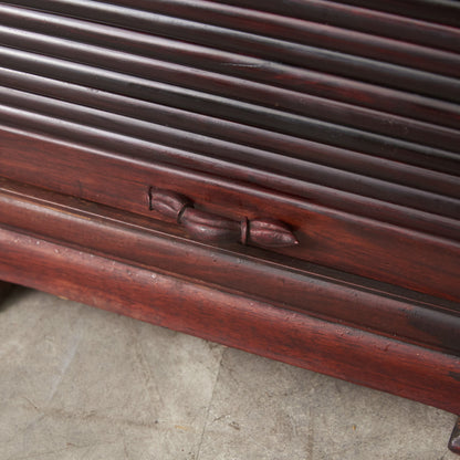 唐木 蛇腹扉 花梨材チェスト