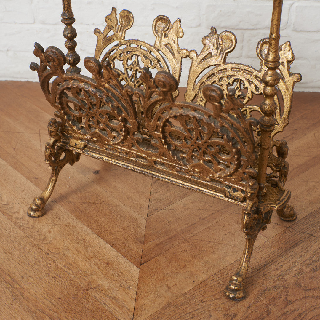 西洋クラシック 鋳鉄製 マガジンラック